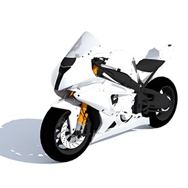 BMW S 1000RR SBK 3D Object | FREE Artlantis Objects Download